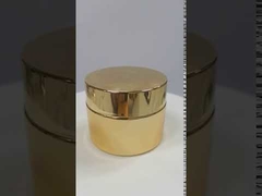 화장품 용기용 빈 유리 크림 용기 플라스틱 캡