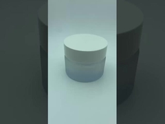 화장품 용기 100ml 얼음 꽃 스프레이 코팅 흰색 캡 크림 용기 용기 피부 관리 포장 OEM