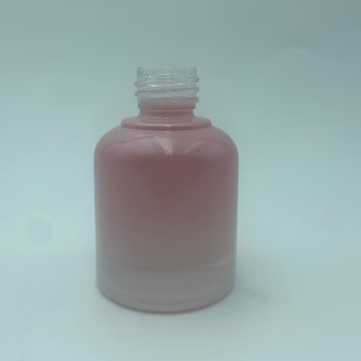 2025 재사용 가능한 분홍색 유리병 오일 드롭퍼 병 은색 목걸이 고급 도매 30ml