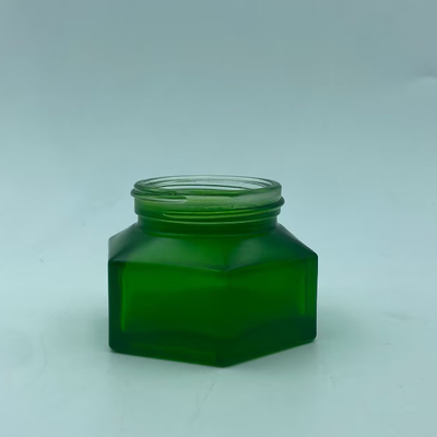 화장품 용기 포장 50g 스메랄드 크림 용기 목재 마무리 플라스틱 캡 크림 용기