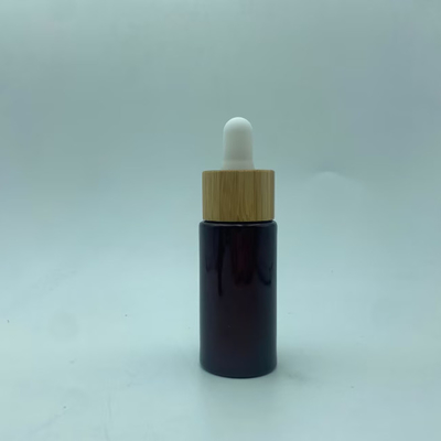 15ml 다크 레드 에센셜 오일 병 유리 드로퍼 병 세럼 오일용 화장품 포장 맞춤형 로고 및 페인팅 OEM
