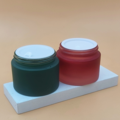 20g 30g 50g 청색 유리 미용 크림 병, 유리병 화장용 패키징하는 크림 병 OEM