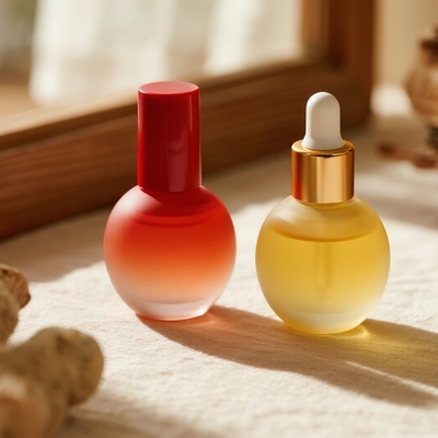 얼굴 수분 방울과 함께 피부 관리를 위한 30ml/40ml/50ml 유리 혈청 병 - 화장품 포장