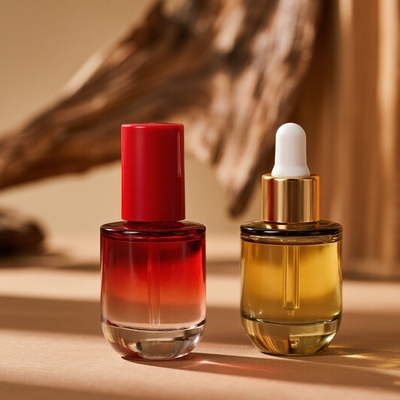 피부 관리를 위한 30ml 세럼 병 - 방울이 있는 에센셜 페이스 오일 유리 병