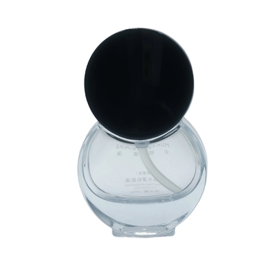 커스터마이징 가능한 30ml 둥근 기초 유리 병 두꺼운 바닥, 메이크업 프라이머 및 화장품 용액 병