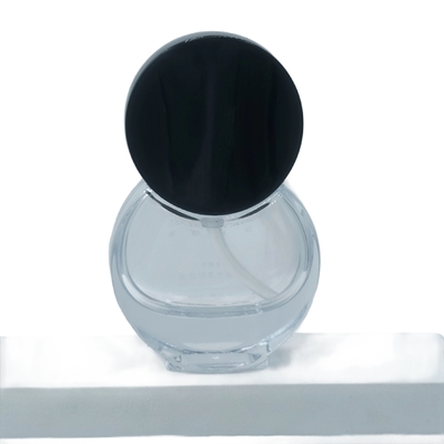 커스터마이징 가능한 30ml 둥근 기초 유리 병 두꺼운 바닥, 메이크업 프라이머 및 화장품 용액 병