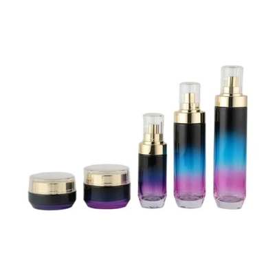 크림 병 OEM을 패키징하는 40ML 글라스 로션 병 피부 관리에 뜨겁게 날인하기