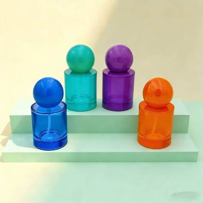 30ml 및 50ml 럭셔리 유리 향수 병 안개 또는 혈청 펌프